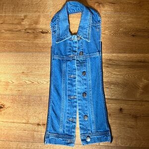 Veronica Beard slate denim dickie